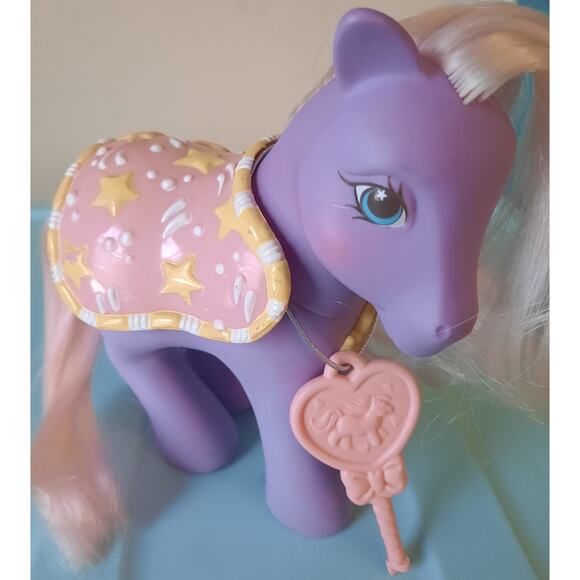 Vintage G1 My Little Pony Secret Surprise Stardazzle with Key Hasbro Rare HTF - Picture 1 of 8
